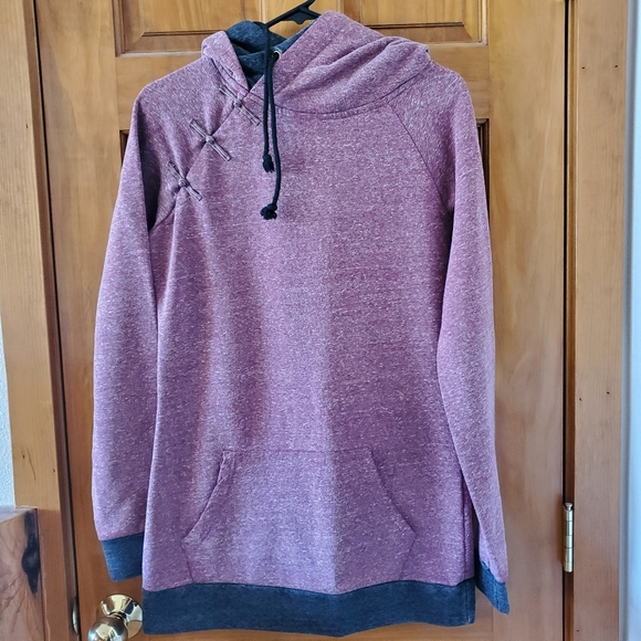 AMPERSAND AVE Tops - Ampersand Ave Women's Double Hood Sweatshirt